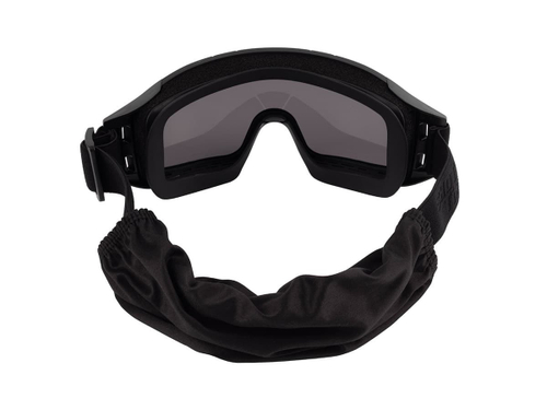 Маска стрелковая ShotTime Puma, защитная, чёрная, комплект с 3 линзами