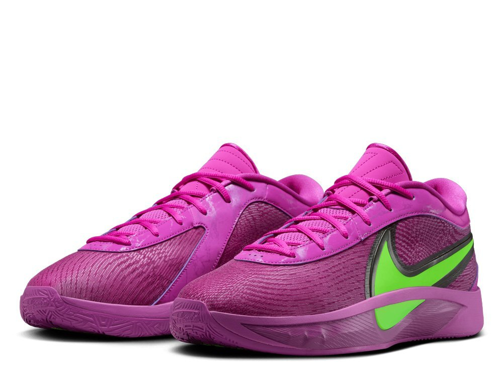 Баскетбольные кроссовки Nike Giannis Freak 6 Bold Berry / Electric Green