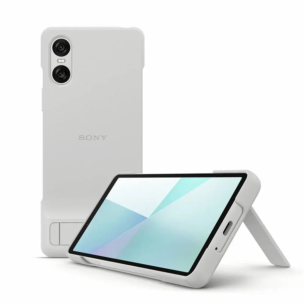 Оригинальный чехол с подставкой SONY Style Cover XQZ-CBES для Xperia 10 VI — белый
