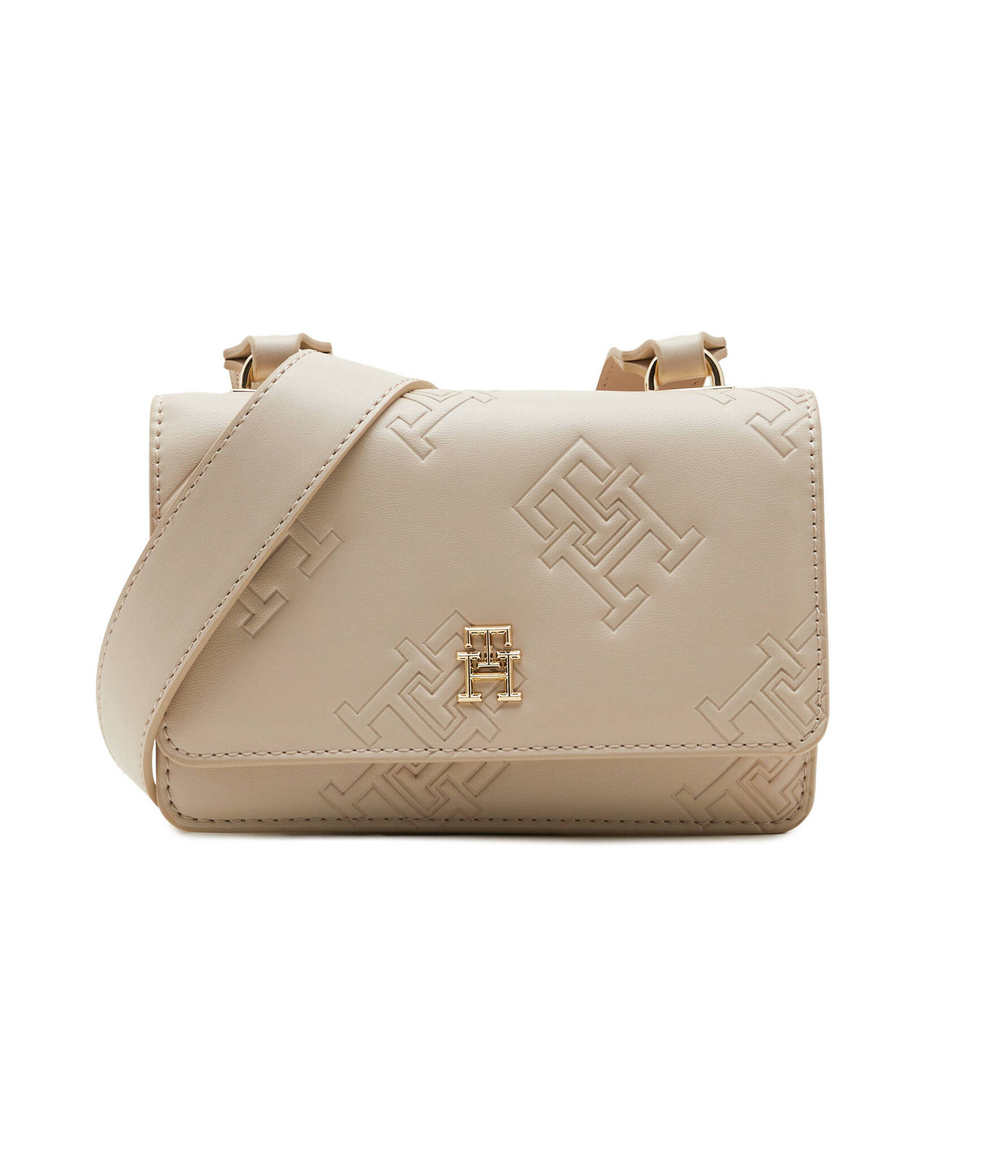 Сумка-мессенджер Tommy Hilfiger - бежевый(AW0AW15727)