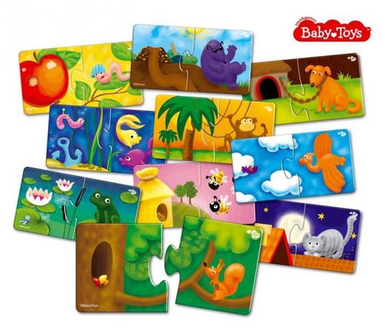 Пазл Baby Toys Кто где живет?