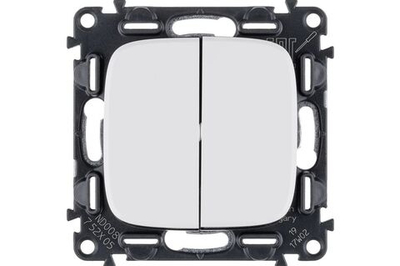 Выключатель 2-кл. Legrand Valena Allure белый 752705