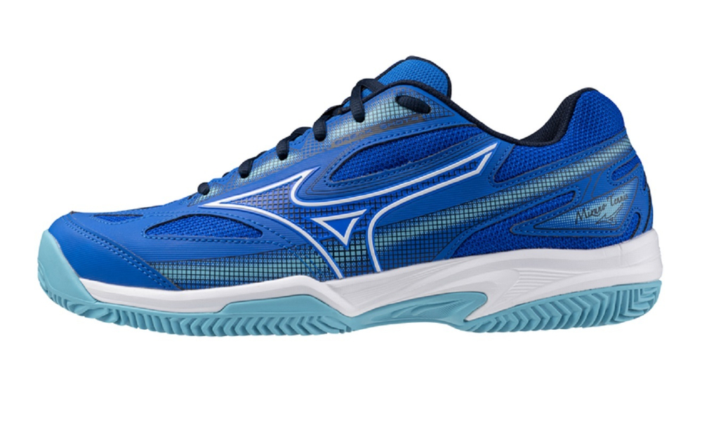 Мужские кроссовки теннисные Mizuno Break Shot 4 CC - небесный
