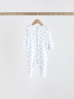 Комбинезон / Cлип для малышей Next K79-478, 4 шт., Голубой, Белый