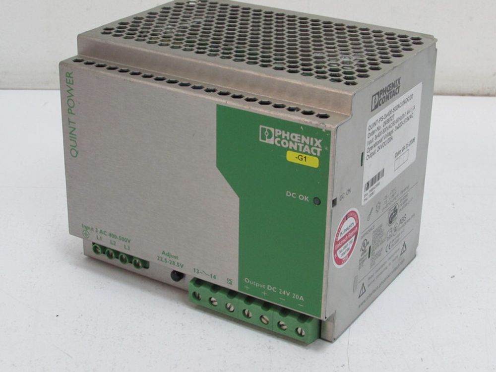 Phoenix Contact QUINT-PS-3x400-500AC/24DC/20 2938727