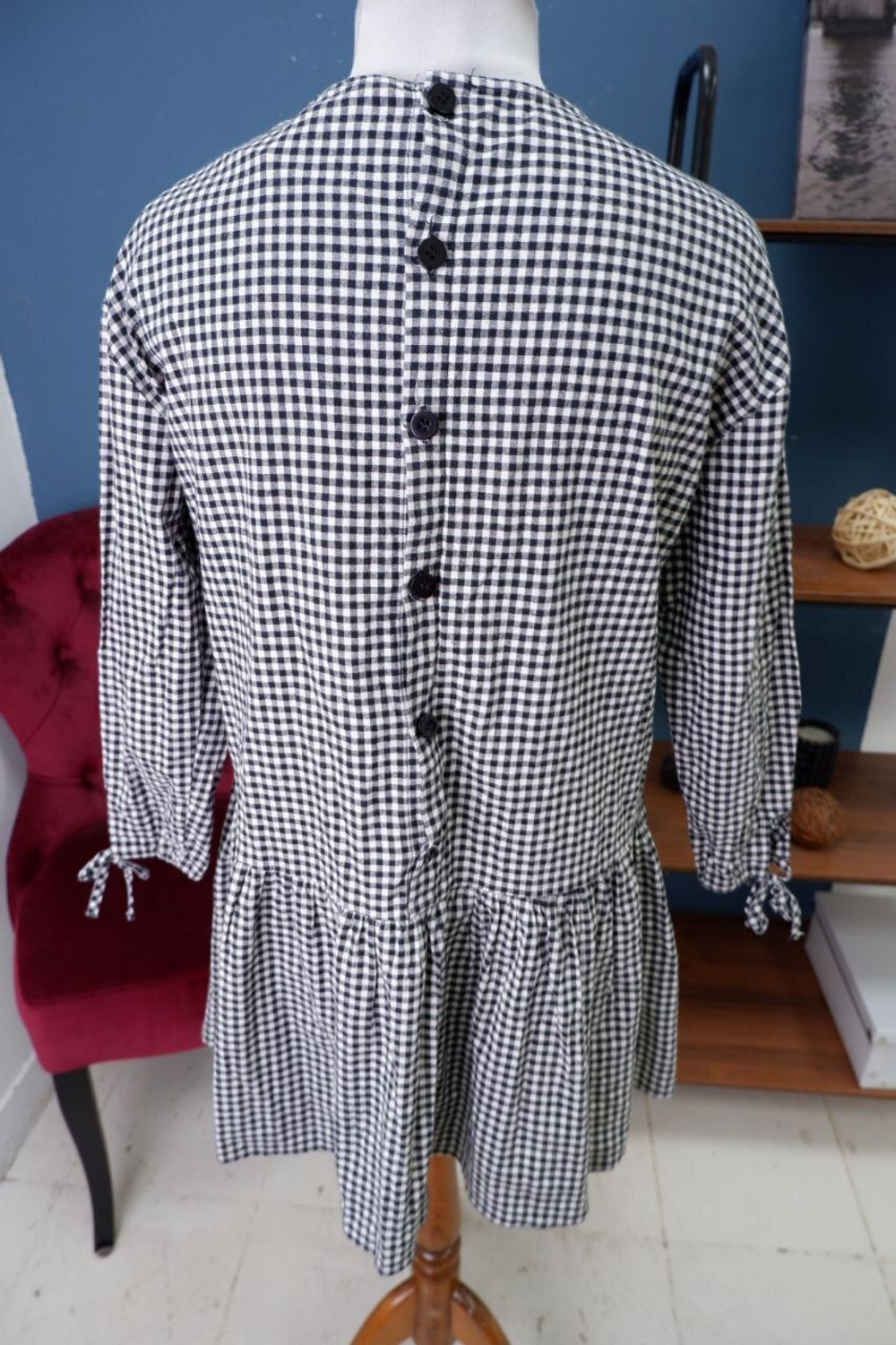 Платье Vadim в мелкую клетку 42 размер