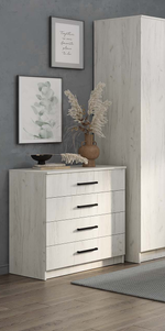 Комод Фиеста дуб крафт белый 850