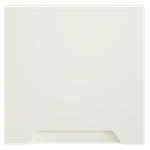 Накладка для розетки с заземлением, защитными шторками и крышкой, S70 (хлопок)