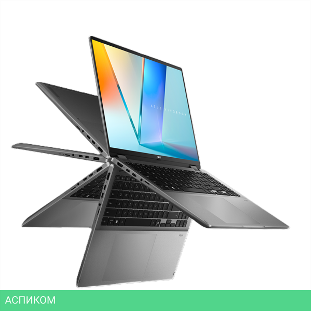 Ноутбук Asus Vivobook 16 Flip TP3607SA-RJ068W Matte Gray (90NB1511-M003V0)