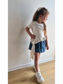 Футболка с воланами