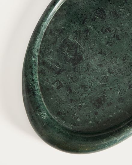 Поднос Lenorel из зеленого мрамора 43 x 28 см