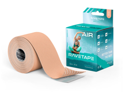Кинезиотейп RaveTape AIR 5×5 — Телесный (BEIGE)