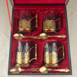 Чайный набор на 4 персоны "Эксклюзив"