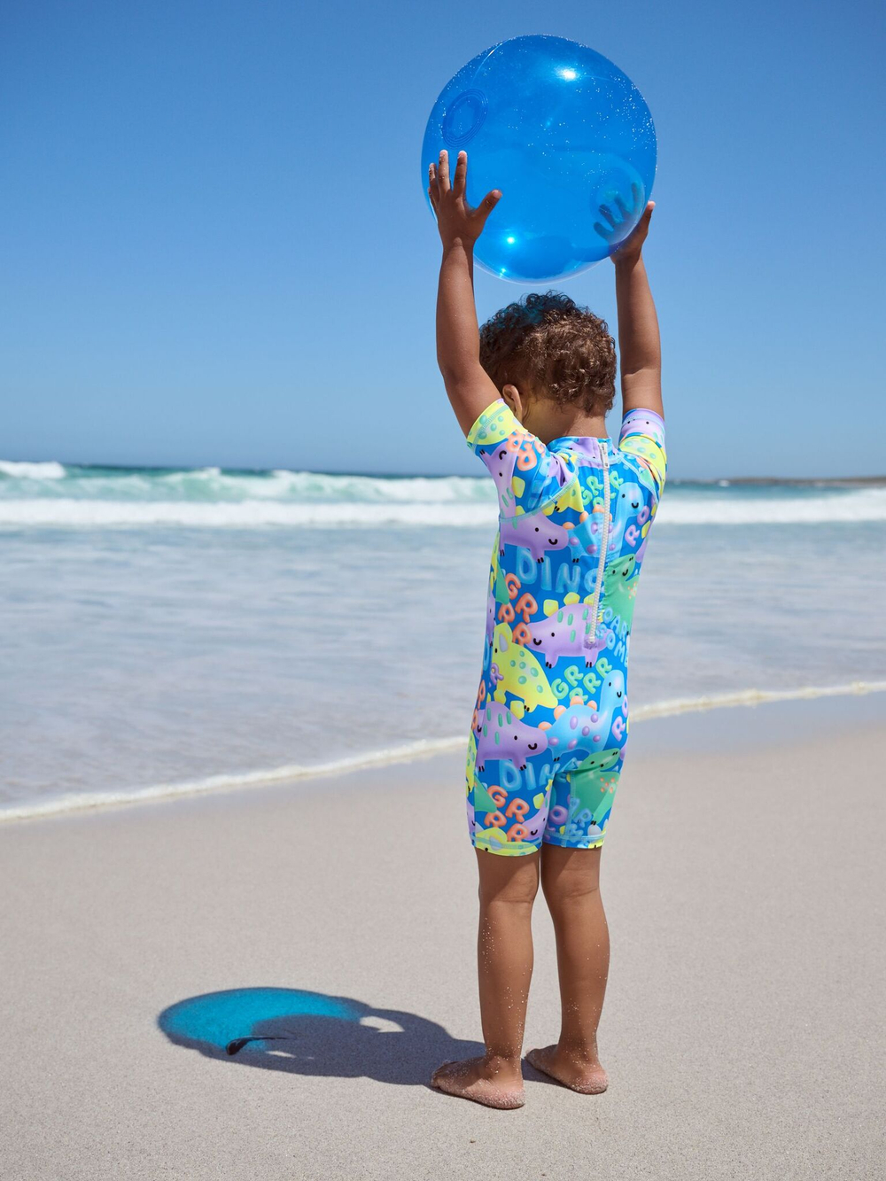 Костюм плавательный слитный для мальчика Next E22-289, Синий