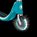 Самокат Globber Flow 125 Lights бирюзовый