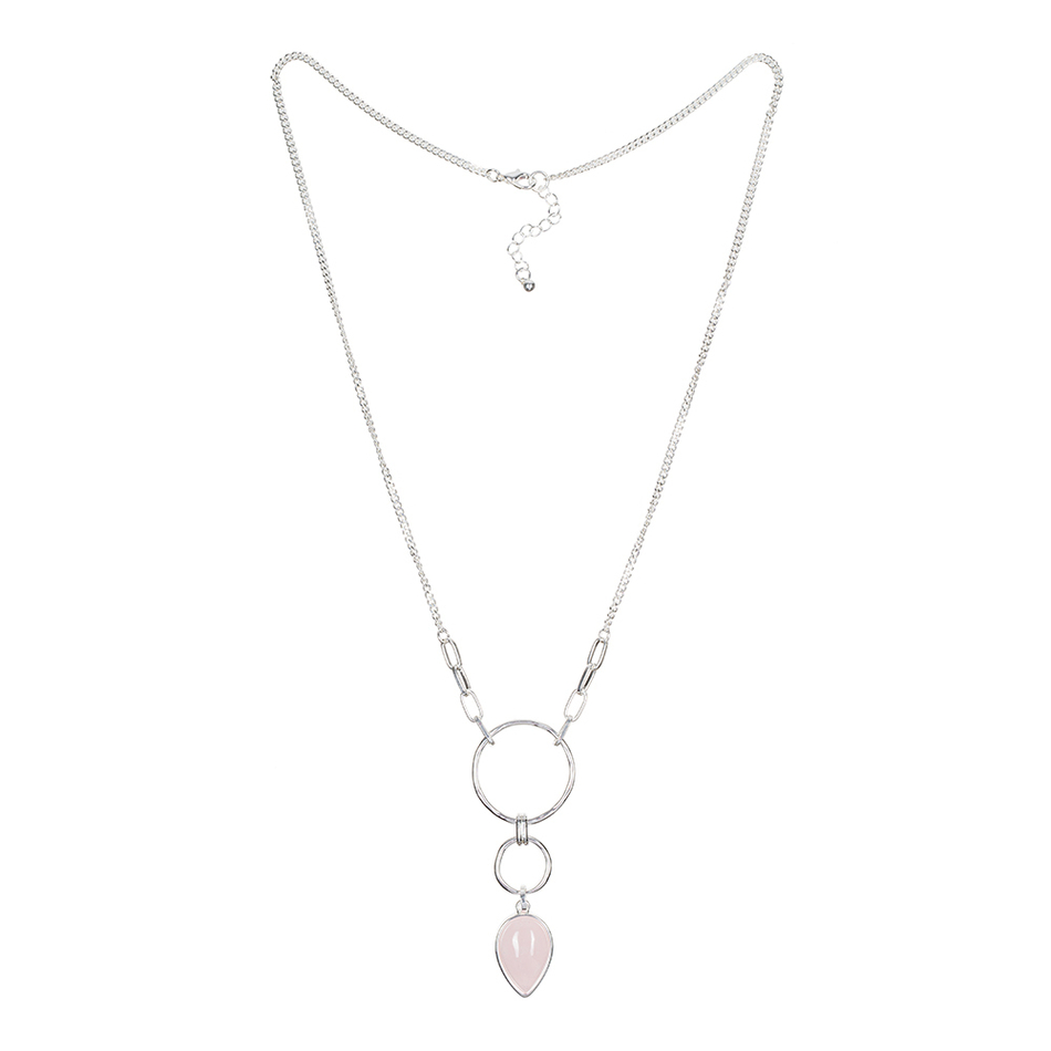 Колье Fiore Luna ROSE QUARTZ LN3171-4 R/S