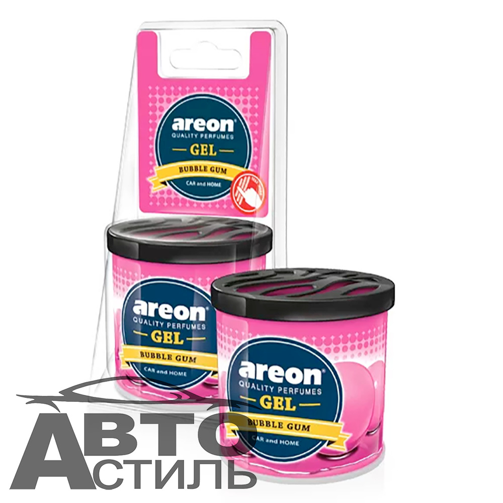 Ароматизатор в банке под сиденье Areon GEL САN 80гр - Бабл Гам\Babble Gum