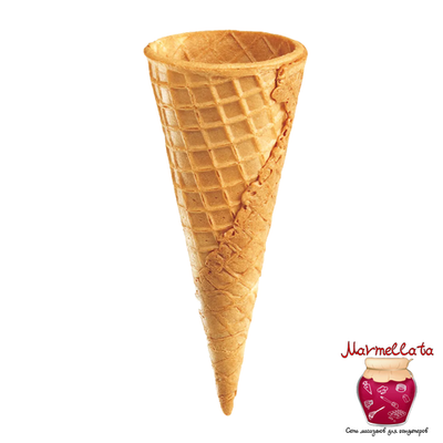 Вафельный рожок 110 ровный край, короб 320 шт.