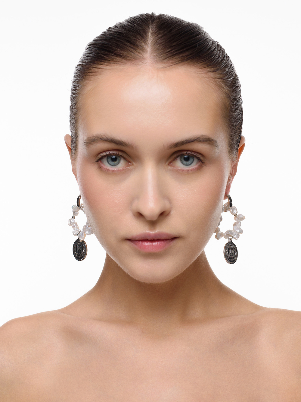 Серьги "Cereals" Silver