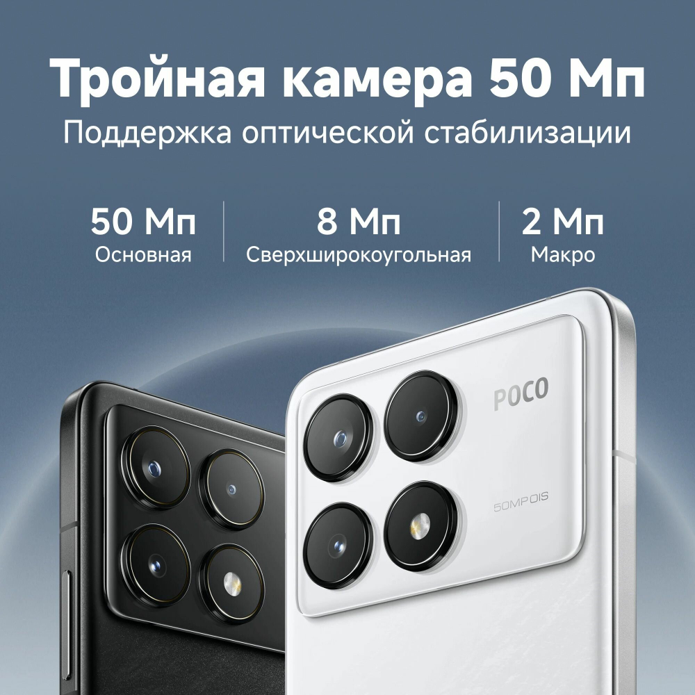 Смартфон Xiaomi Poco F6 Pro 12/512 ГБ RU, Dual nano SIM, черный