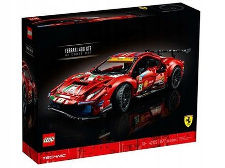 LEGO Техника Феррари 488 GTE ИЗ Corse 51 42125