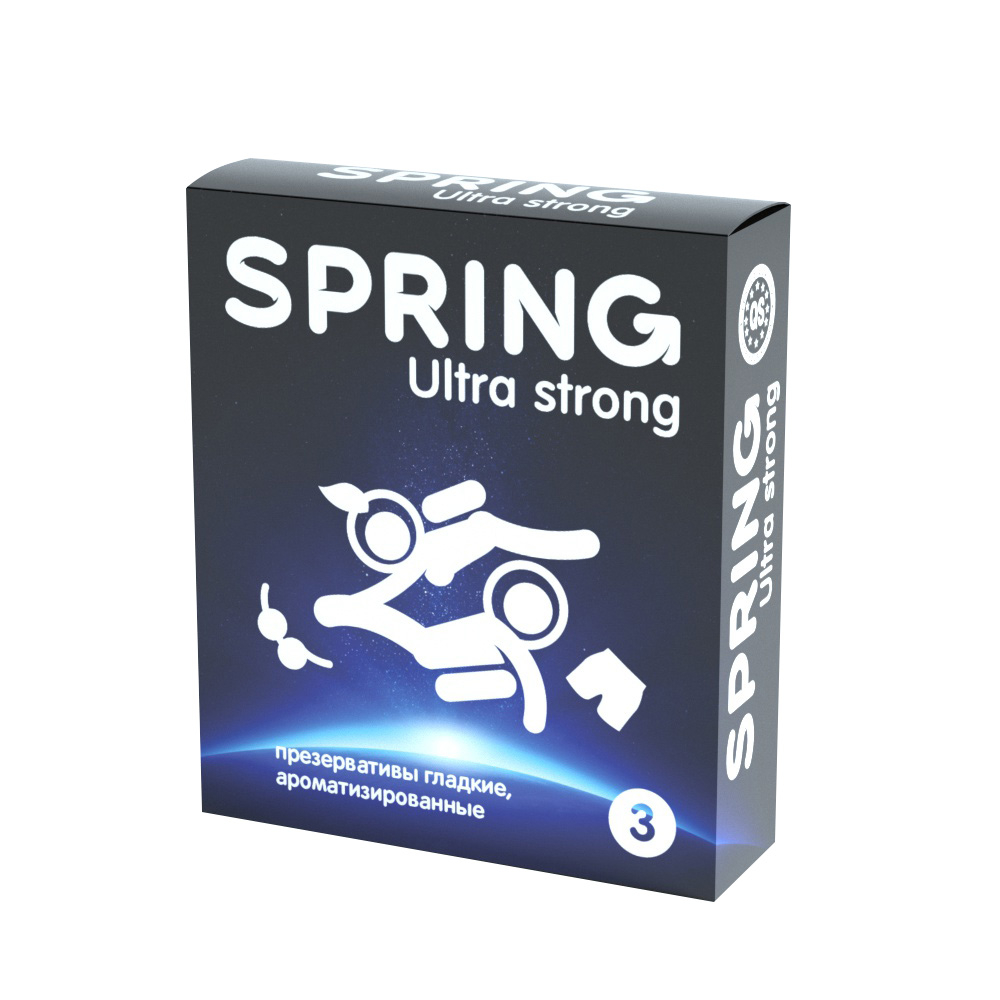 SPRING Ultra Strong - Презервативы ультра прочные, 3шт.