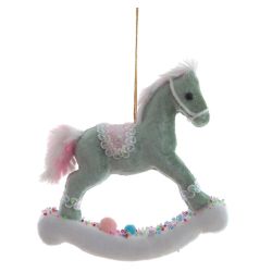 GAEM Изделие декоративное подвесное "Лошадка", L15 W3 H14 см, 3в.