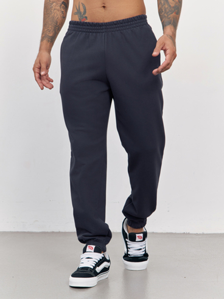 Брюки мужские с начесом "jogger fleece" (графит)