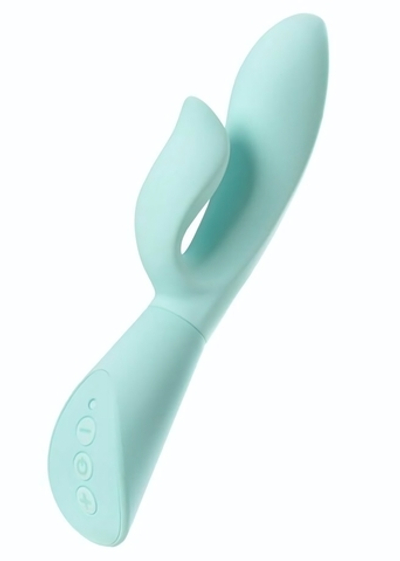 Мятный вибратор Sensy с функцией реакции на касание - 20 см. (Цвет: мятный)