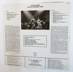 Винтажная виниловая пластинка LP Count Basie Live In Antibes, 1968 (France 1988)