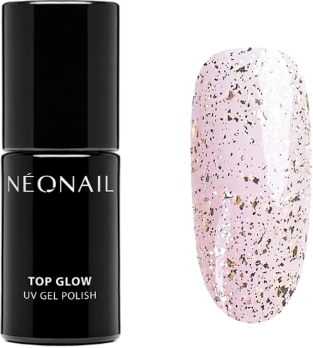 NEONAIL Top Glow - Гибридный лак сверху, 7,2 ml