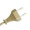 Сетевой шнур с выключателем, 230V 1,9м золото, KF-HK-1-2