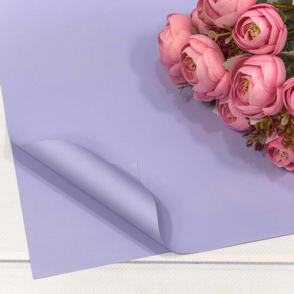 Пленка В листах 20 шт 60 х 60 см "Корейская" (Серый, Сиреневый)