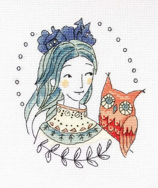 "Разговор с лесом"-M727 вышивка
