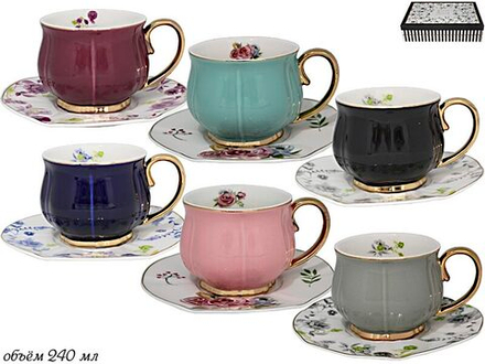 Lenardi 133-115 Чайный набор 240 мл 12пр. в под.уп.(х6)Фарфор