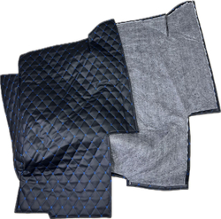 Коврики (утеплитель) под сиденья УАЗ 452 Буханка (синяя нить Бабочка)