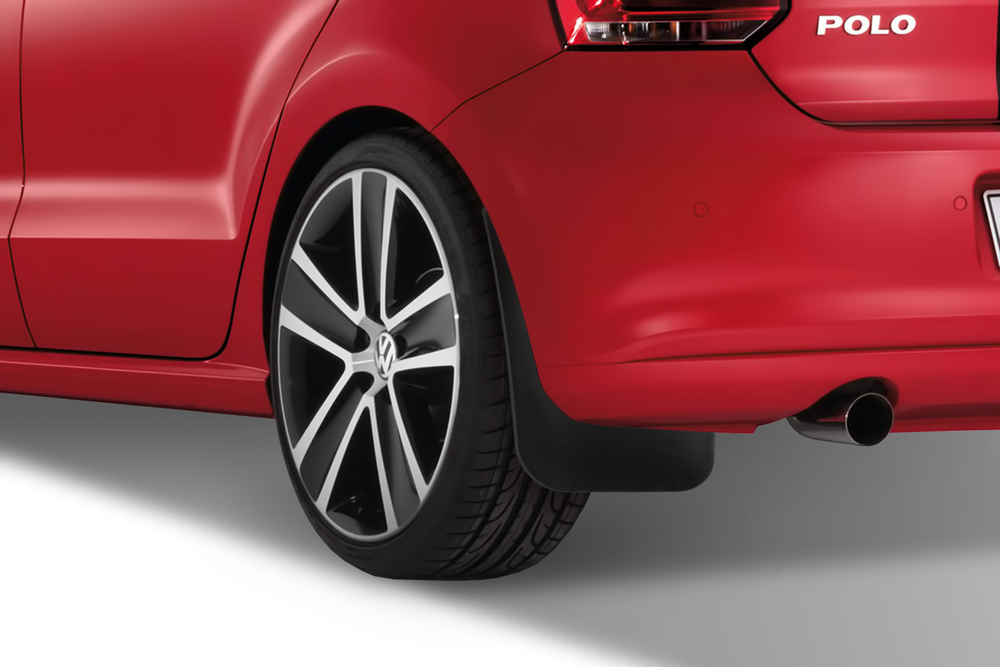 Брызговики задние для VOLKSWAGEN Polo, 2015-2020, сед., 2 шт.(optimum) в пакете FROSCH.NLF.51.37.E10