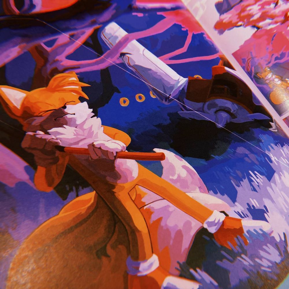 Super Sonic Artbook: Level Select