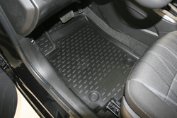 Коврики Standard, в салон CHEVROLET Aveo, 2012- , 4 шт. (полиуретан, чёрные) Element.CARCHV00021