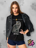 Футболка британская кошка