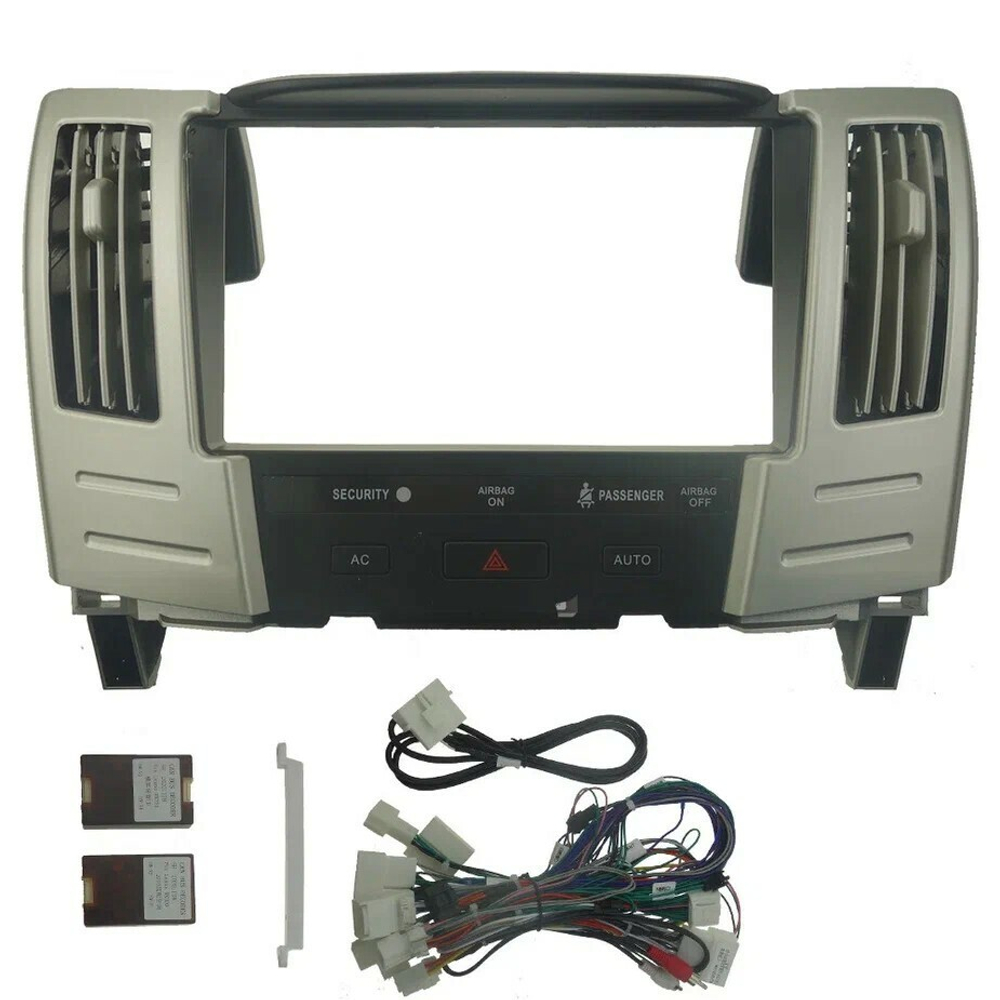 Магнитола для Toyota Harrier XU30 2003-2013, Lexus RX 2003-2009 - Kuberg QLed, Android 13, TS20, CarPlay, SIM-слот