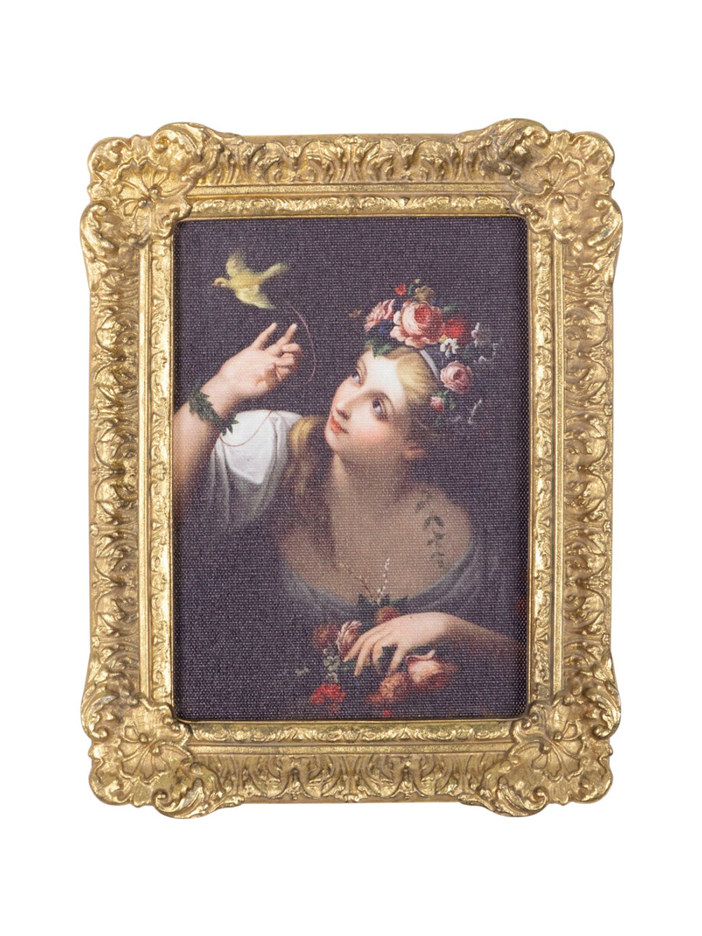 GLASAR Картина настенная Дама с венком