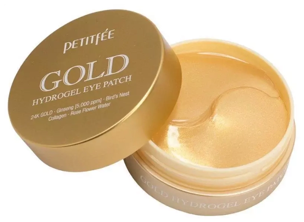 Патчи гидрогелевые с золотым комплексом Petitfee +5Gold hydrogel eye patch, 60 шт