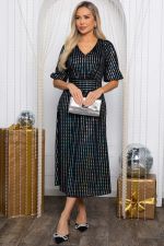 Платье праздничное Мадлен (черное) П14623-18М LT Collection