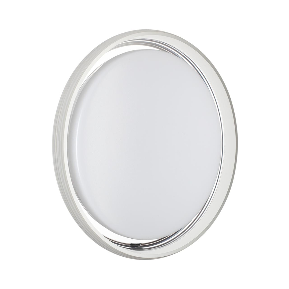 7697/DL MARON SN 147 Светильник пластик/белый/прозрачный LED 48Вт 3000-6000K D455 IP43 пульт ДУ HANI