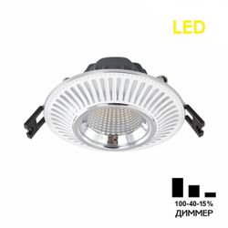 Citilux Дзета CLD042NW1 LED Встраиваемый светильник с диммером