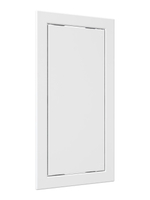 Люк ревизионный Л фланец 146х296 нажимной 168х318 пластик EVECS