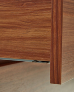 Vedrana Комод с 3 ящиками из орехового шпона со стальными ножками 110 x 75 см