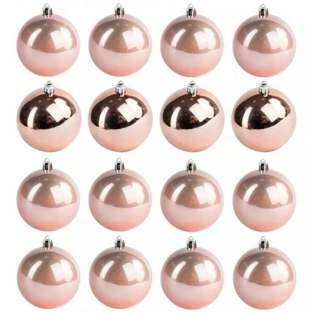 Набор шаров 16шт 8см розовый SYQA-012298