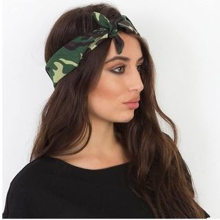 Бандана зеленый камуфляж